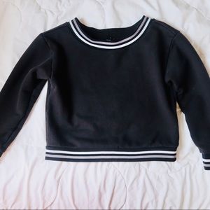American Apparel Boat Neck Striped Sweater